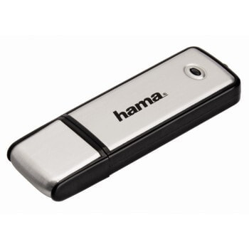 Hama Fancy 128GB USB 2.0 USB флеш накопитель USB тип-A Черный, Серебристый 00108074