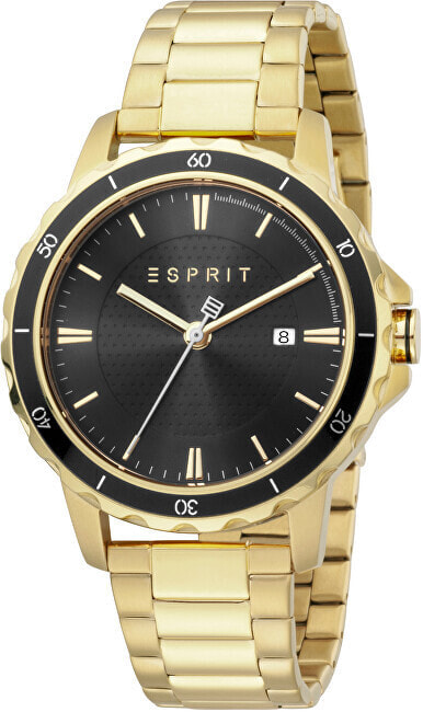 Мужские наручные часы с золотым браслетом  Falco ES1G207M0075 Esprit