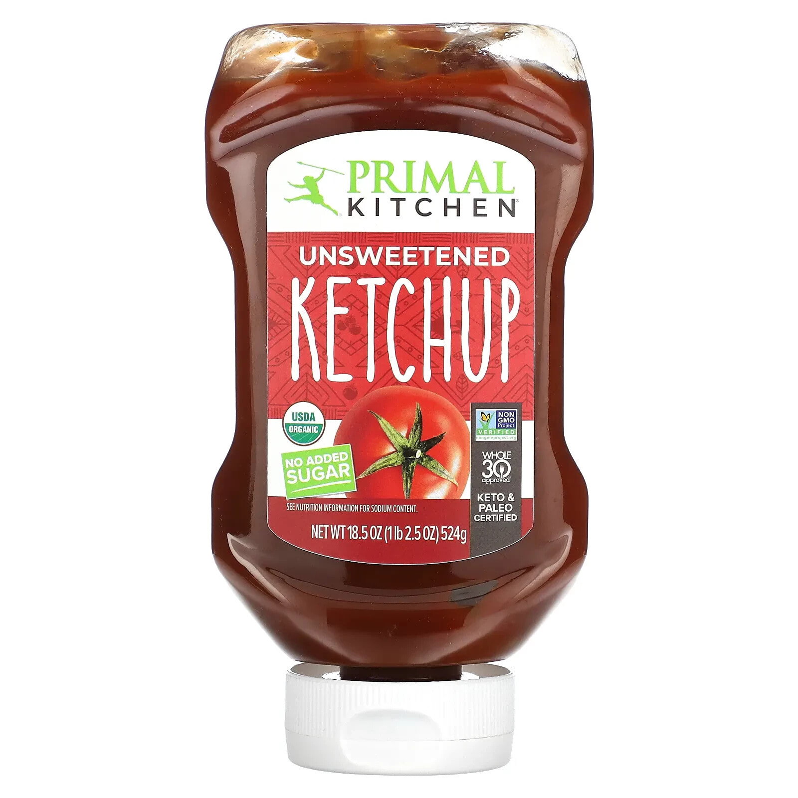 Primal Kitchen, Пряный кетчуп, органический и несладкий, 320 г (11,3 унции)