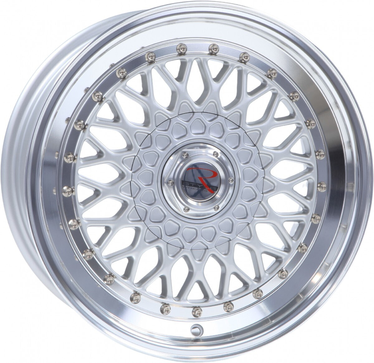 Колесный диск литой R-Style Wheels RS01 silver horn polished 9x16 ET20 - LK4/100 ML73.1