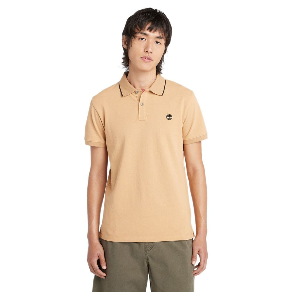 TIMBERLAND Millers River Printed Neck Short Sleeve Polo