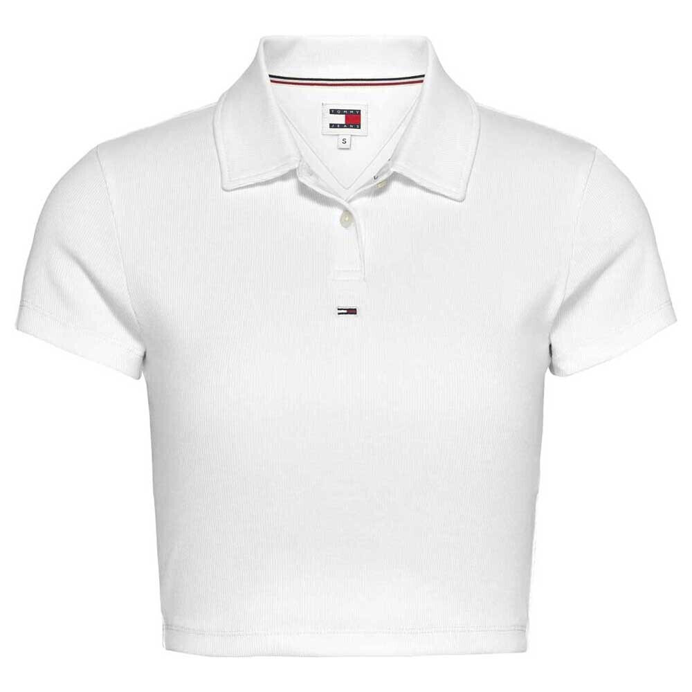 TOMMY JEANS Crp Essential Rib Short Sleeve Polo