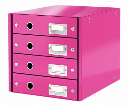 Leitz 60490023 файловая коробка/архивный органайзер Древесноволокнистая плита (ДВП) Розовый