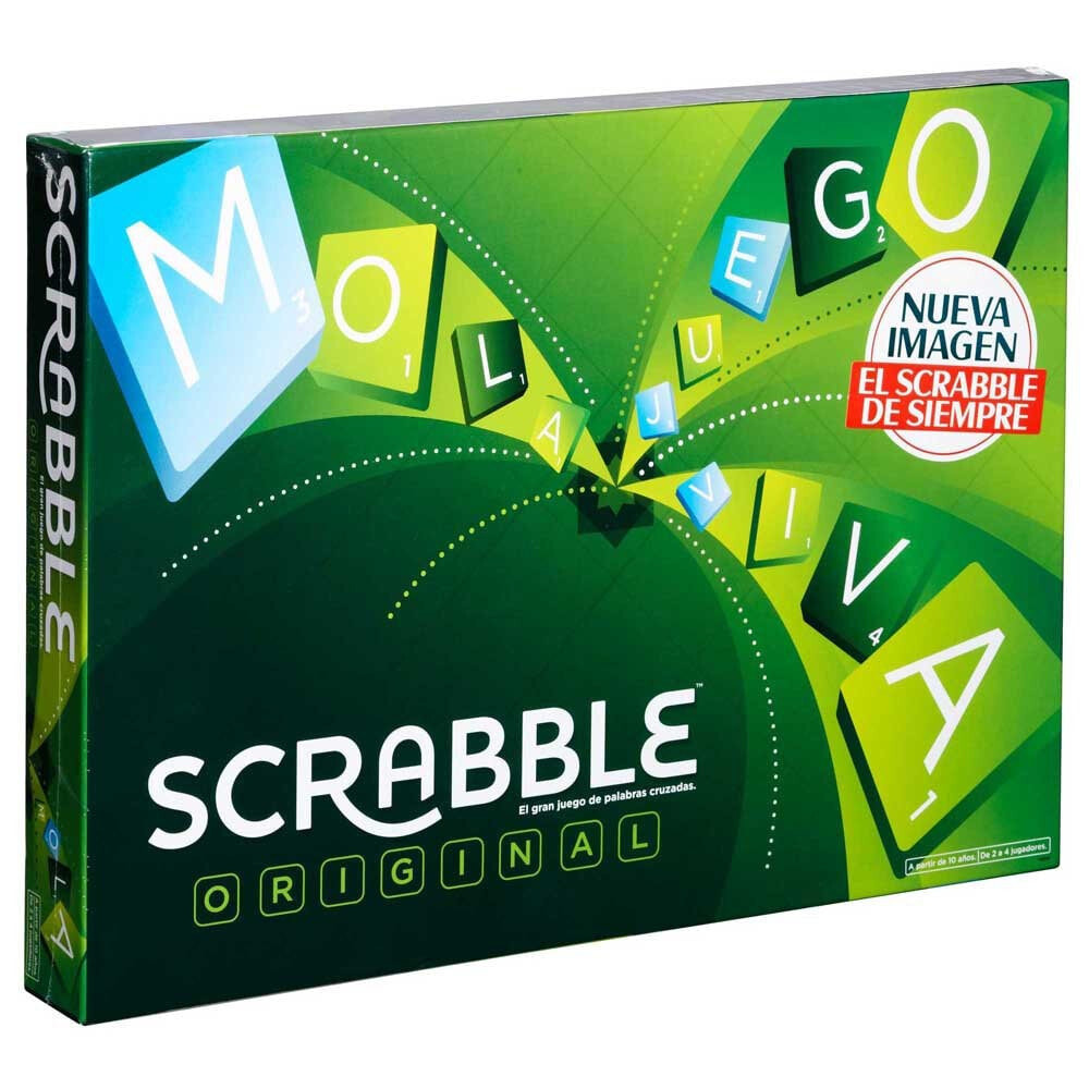 MATTEL GAMES Scrabble Original Spanish Board Board Game Mattel Games купить  от 4656 рублей в интернет-магазине MALL | Настольные игры для компании Mattel  Games