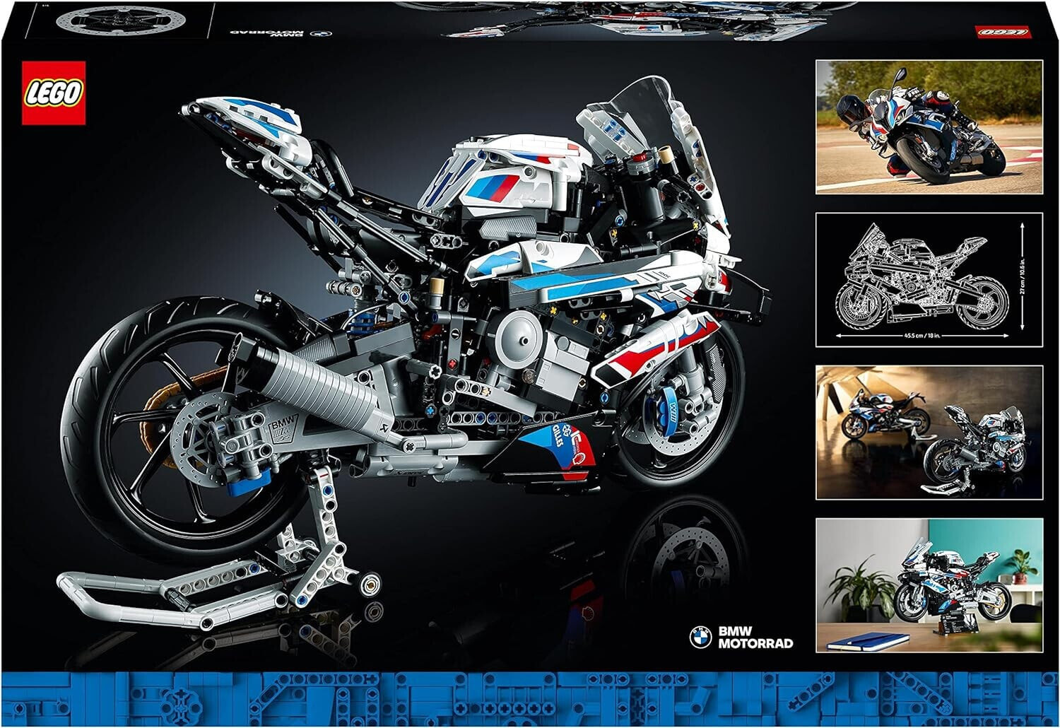 Игра LEGO 42130 Technic Мотоцикл BMW M 1000 RR модель для взрослых  (комплект) lEGO купить недорого в интернет-магазине BigSaleDay