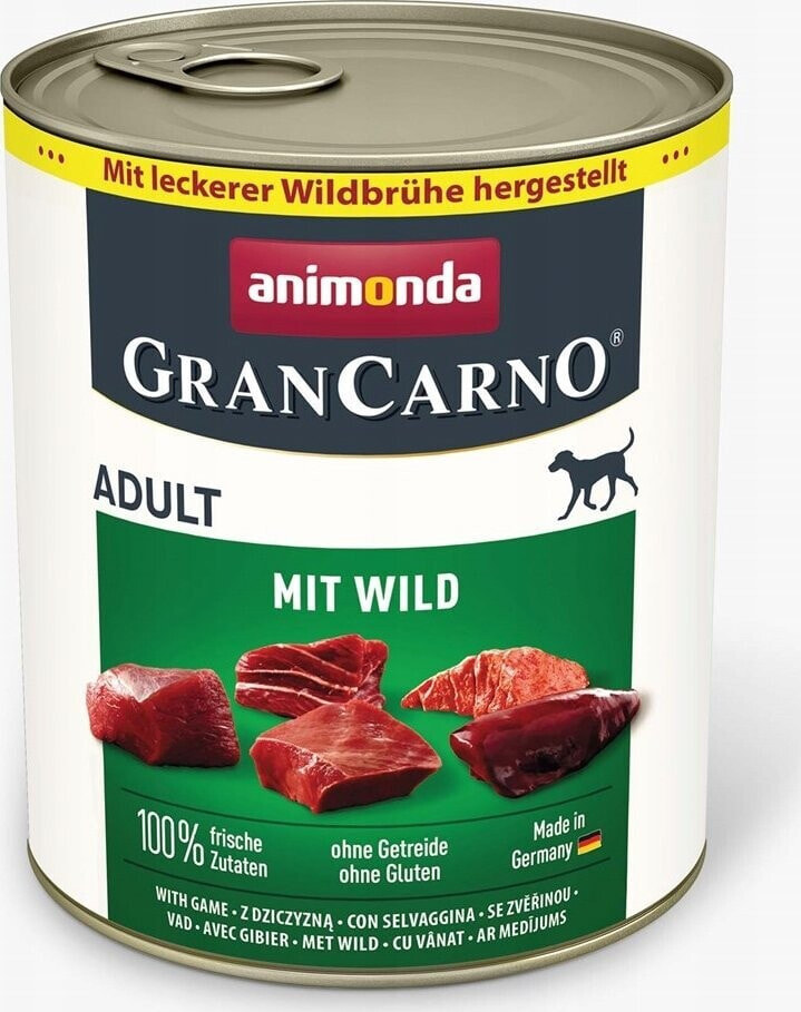 Animonda Animonda GranCarno Mokra Karma dla Psa Dzik 800g