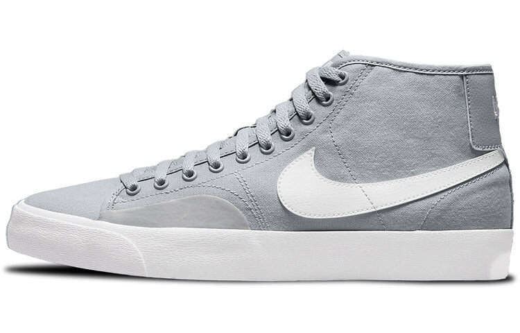 Nike Blazer Court Mid 复古中帮板鞋 灰白 / Кроссовки Nike Blazer Court Mid DC8901-002