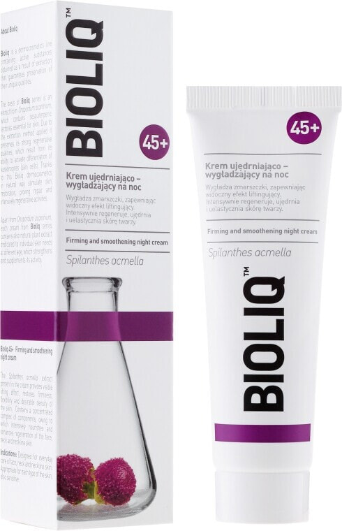 Straffende und glättende Nachtcreme 45+ - Bioliq 45+ Firming And Smoothing Night Cream