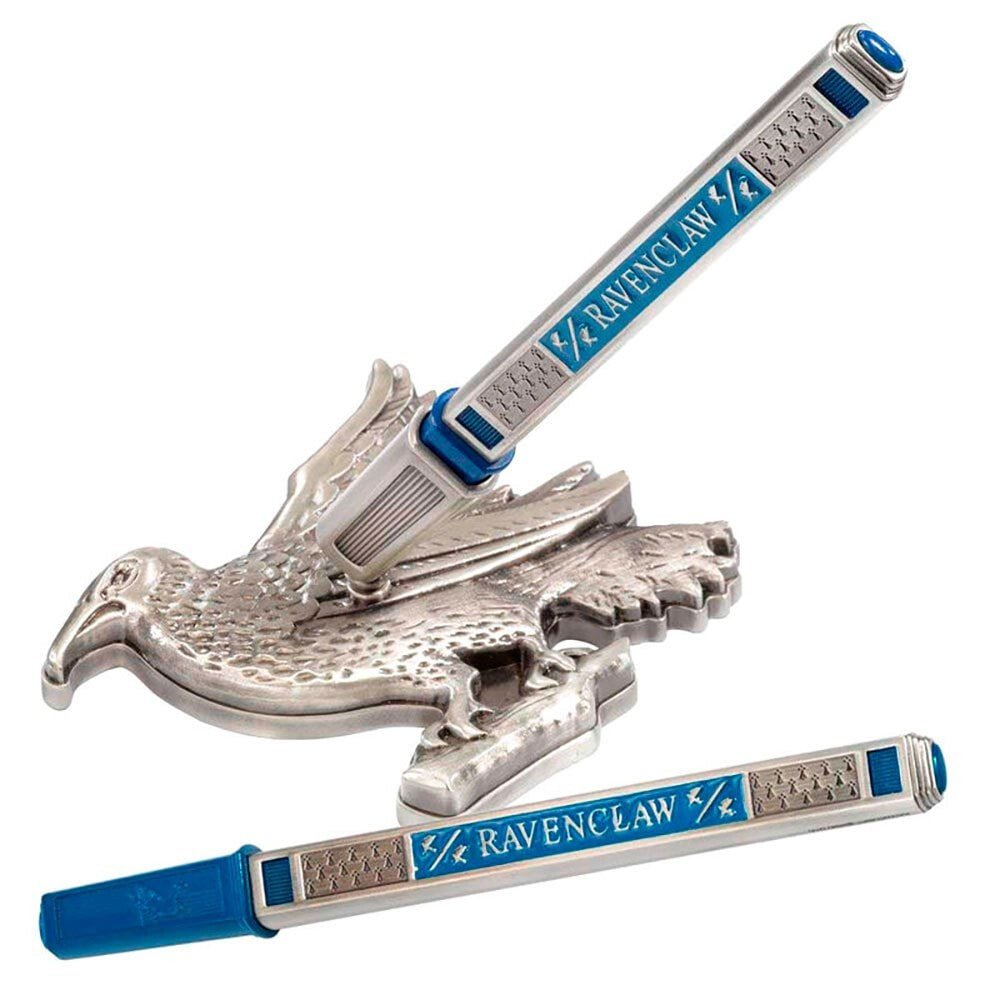 NOBLE COLLECTION Ballpoint Pen With Stand Harry Potter Ravenclaw