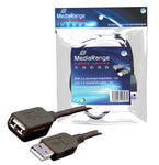 MediaRange MRCS111 USB кабель 3 m USB A Черный