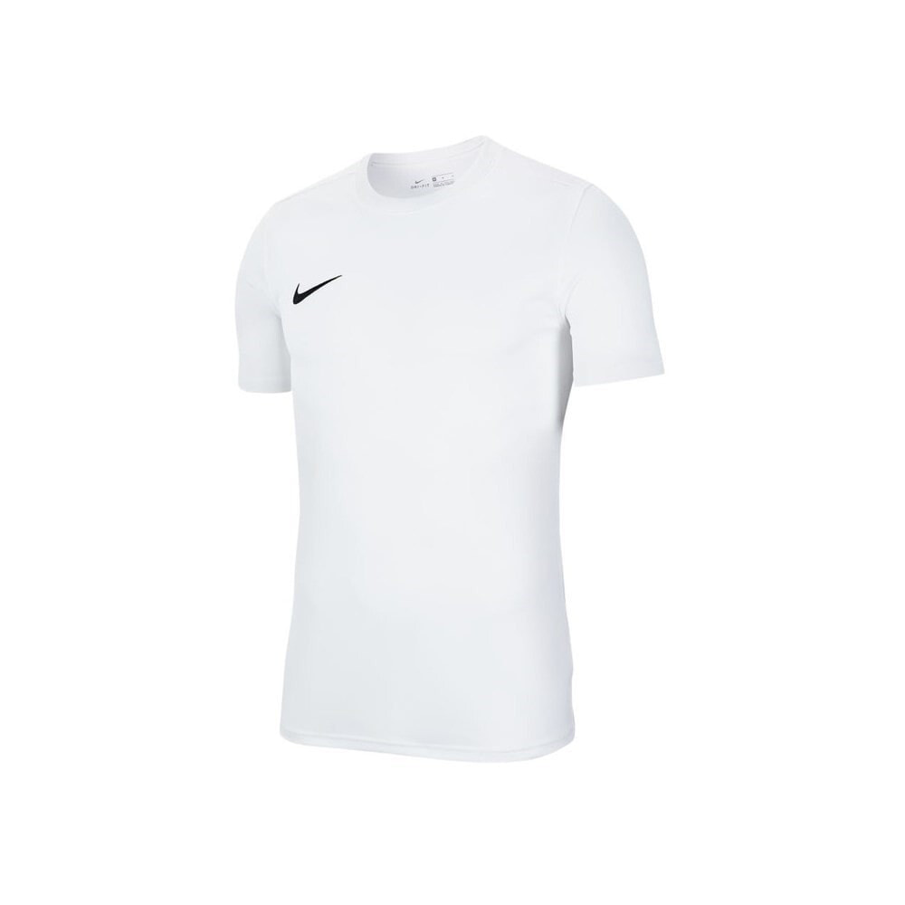 Мужская футболка спортивная белая однотонная Nike Park Vii