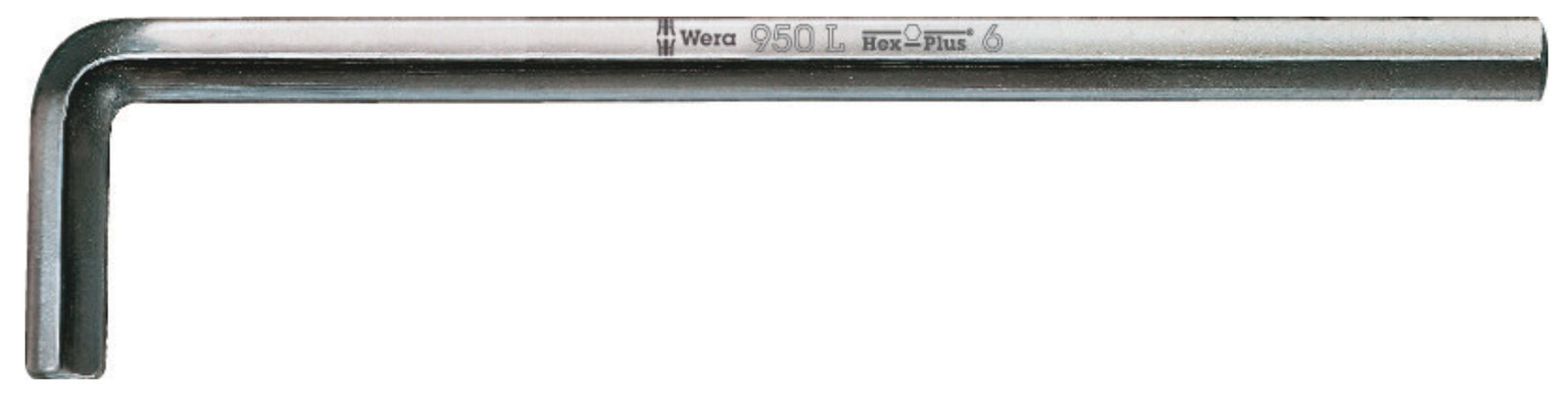 Шестигранный и шлицевый ключ Wera 05021645001, L-shaped hex key, Metric, 12 mm, Chrome, 25 cm, 4.5 cm