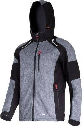 Lahti Pro Hooded Softshell Jacket Gray-red M (L4092302)