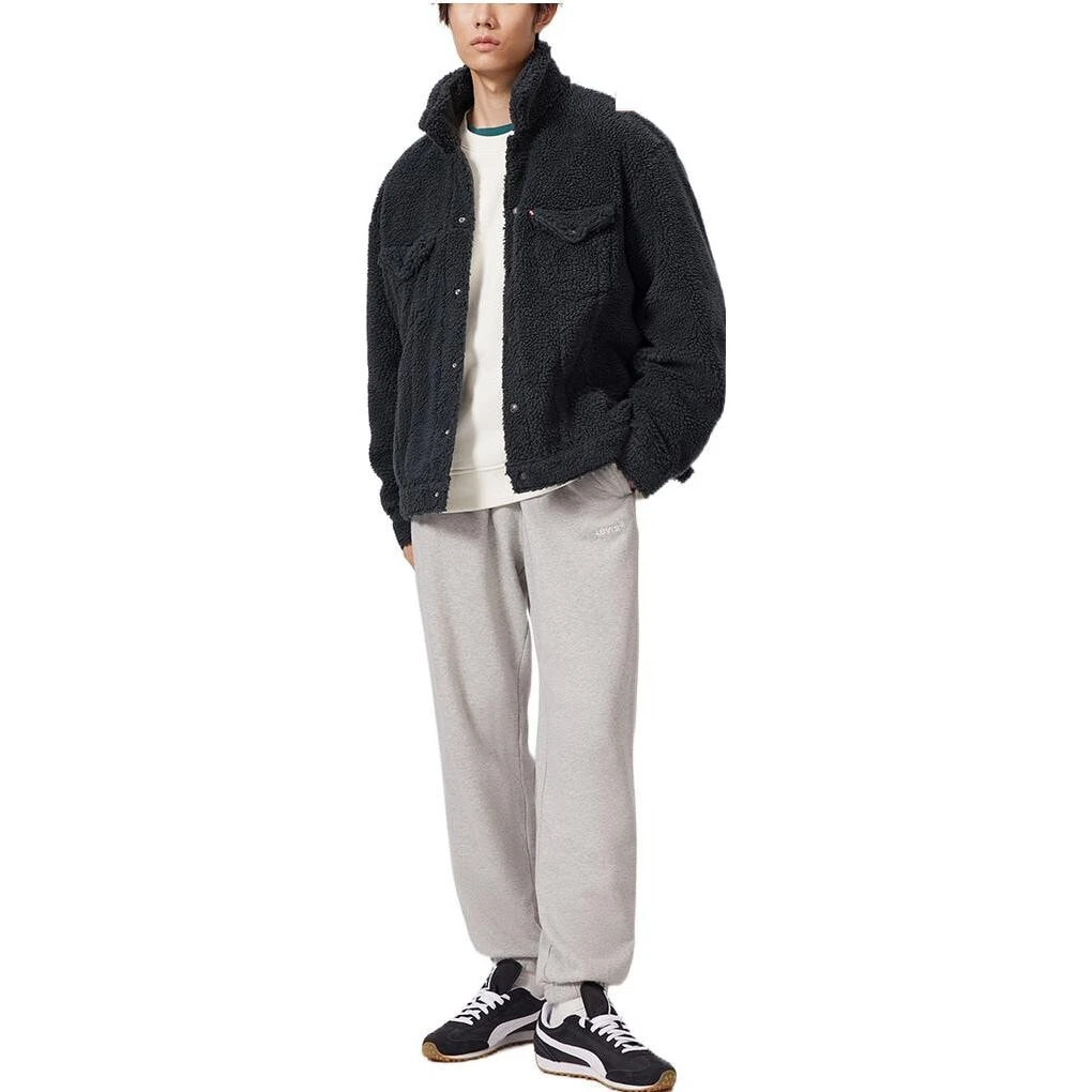 Levis Velvet Jackets Men Black