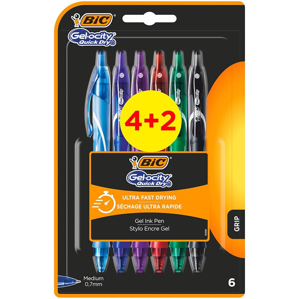 BIC Set 6 Gel Ink Pens
