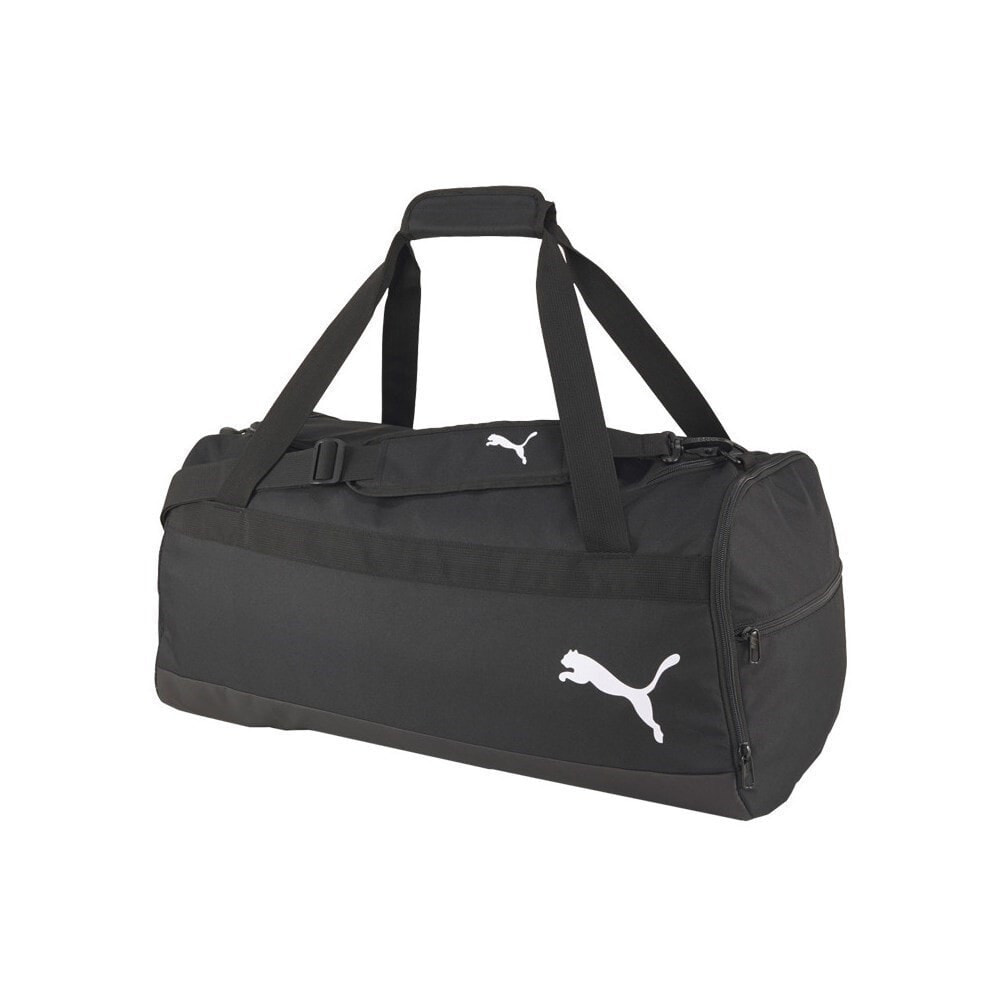 Мужская спортивная сумка черная текстильная большая для тренировки с ручками через плечо Puma Teamgoal 23