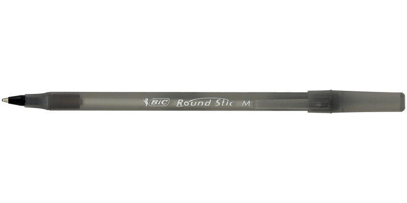 BIC Round Stic Черный Обычная шариковая ручка Средний 60 шт 920568