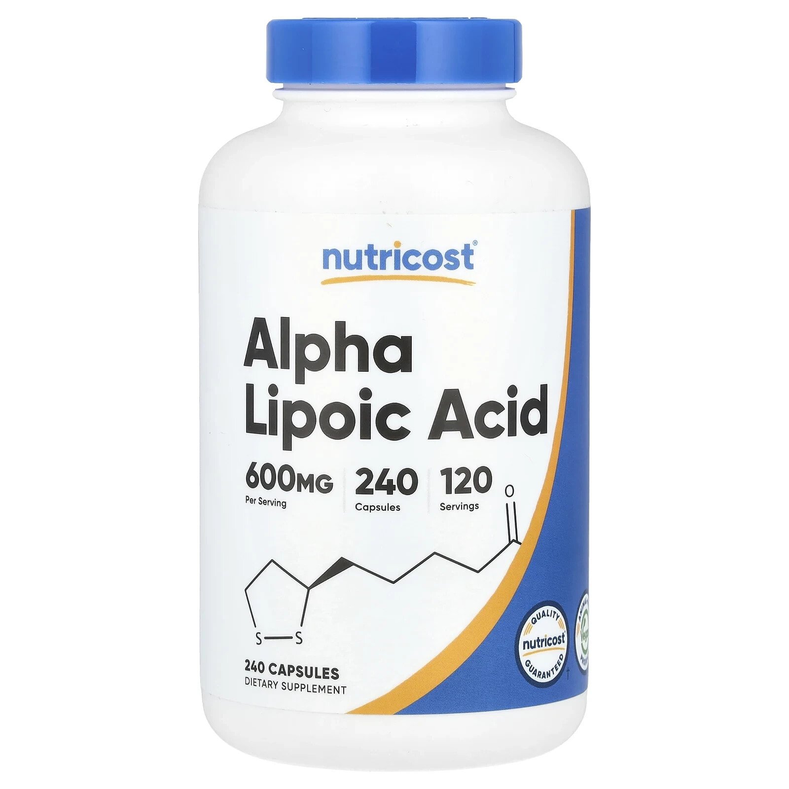 Alpha Lipoic Acid, 600 mg, 240 Capsules, (300 mg per Capsule)