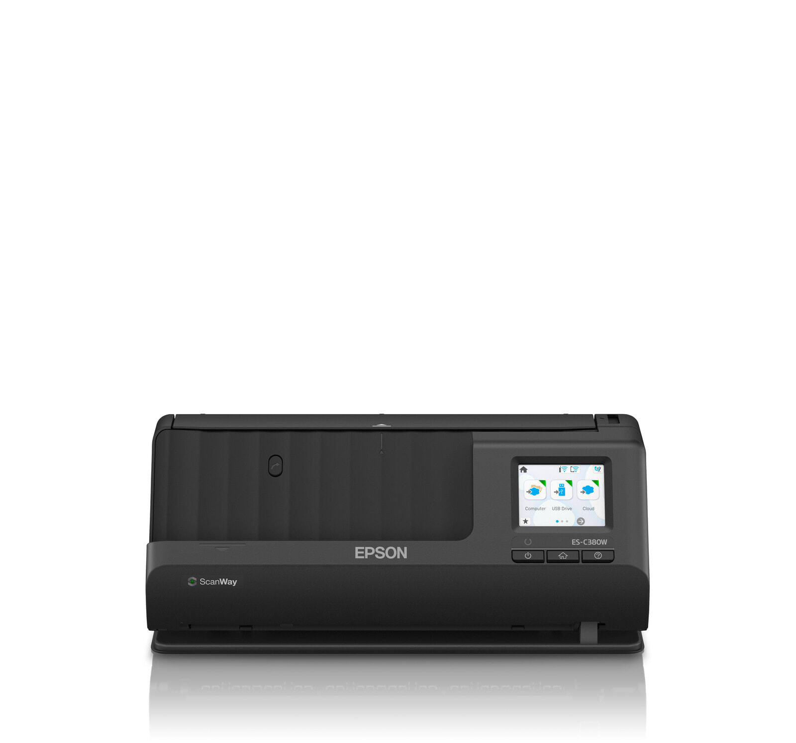 Epson ES-C380W ADF + Sheet-fed scanner 600 x 600 DPI A4 Черный B11B269401