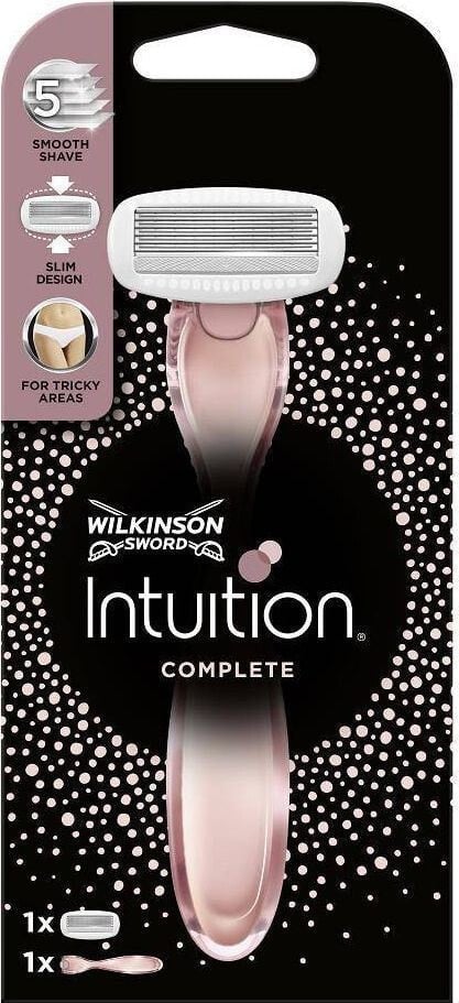 Женская бритва, лезвие Wilkinson Intuition Complete maszynka do golenia z wymiennymi ostrzami dla kobiet 1szt
