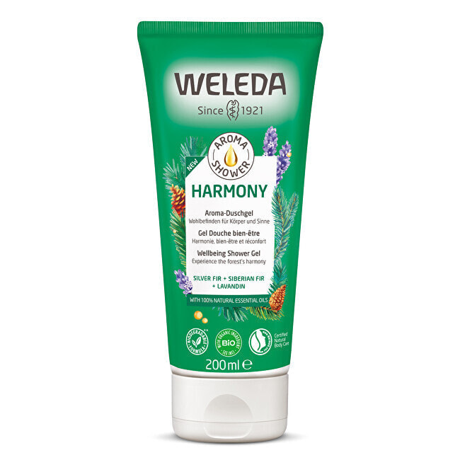 WELEDA Aroma Shower  Harmony Гель для душа  Ароматерапия  Гармония 200  мл