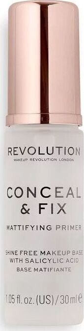 Makeup Revolution Conceal & Fix Mattifying Primer Матирующий и корректирующий праймер под макияж 30 мл