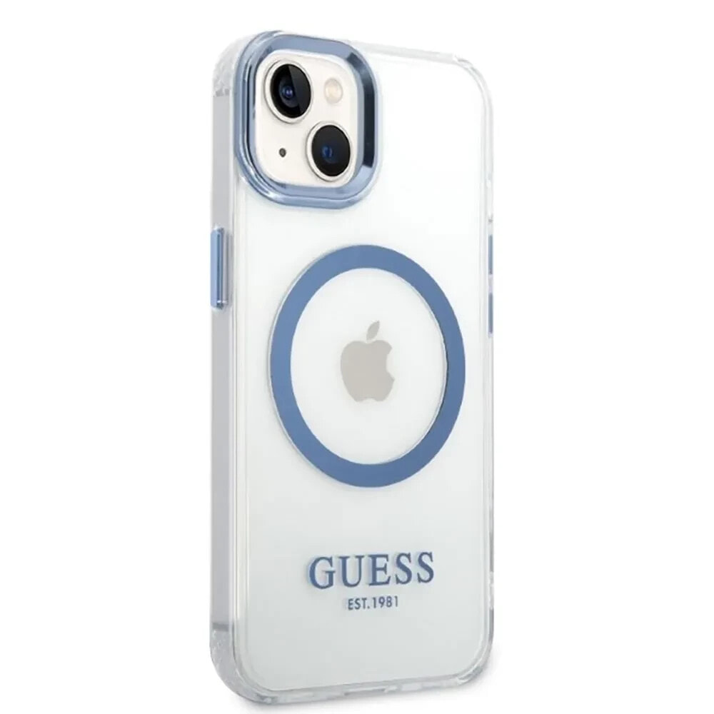 GUESS Guhmp14Mhtrmb iPhone 14 Plus15 Plus 6.7 Niebieski Outline phone case