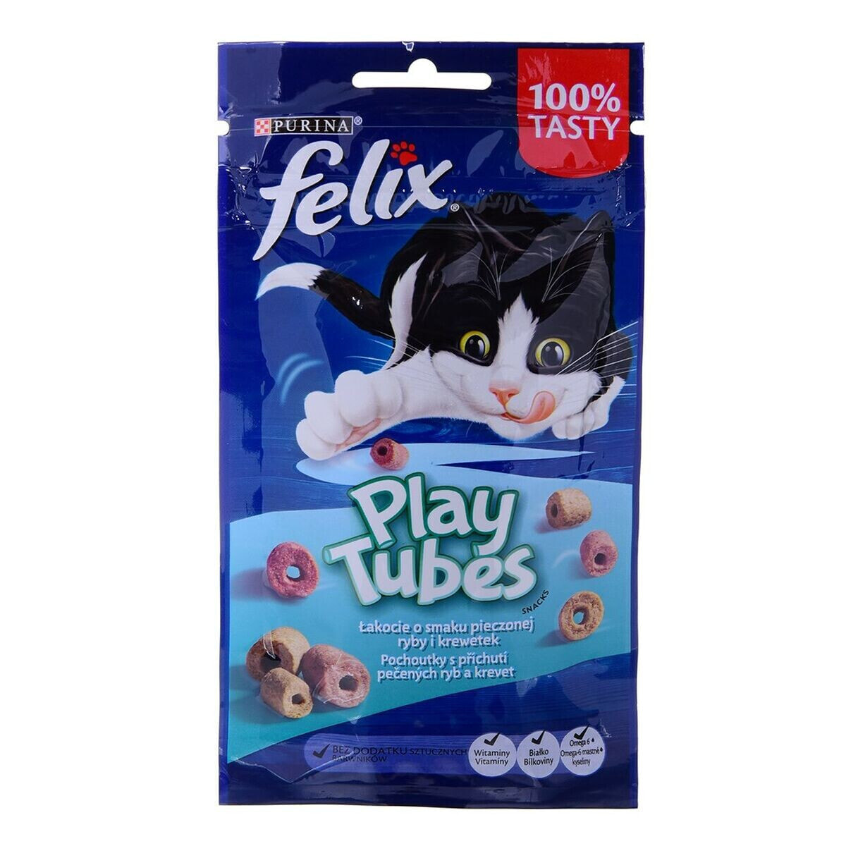 Cat food Purina Play Tubes Fish 50 g