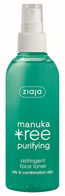 Ziaja Manuka Tree Purifying Face Toner Очищающий тоник с экстрактом дерева мануки создан для смешанной и жирной кожи 200 мл