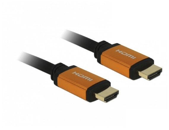 DeLOCK 85729 HDMI кабель 2 m HDMI Тип A (Стандарт) Черный, Золото
