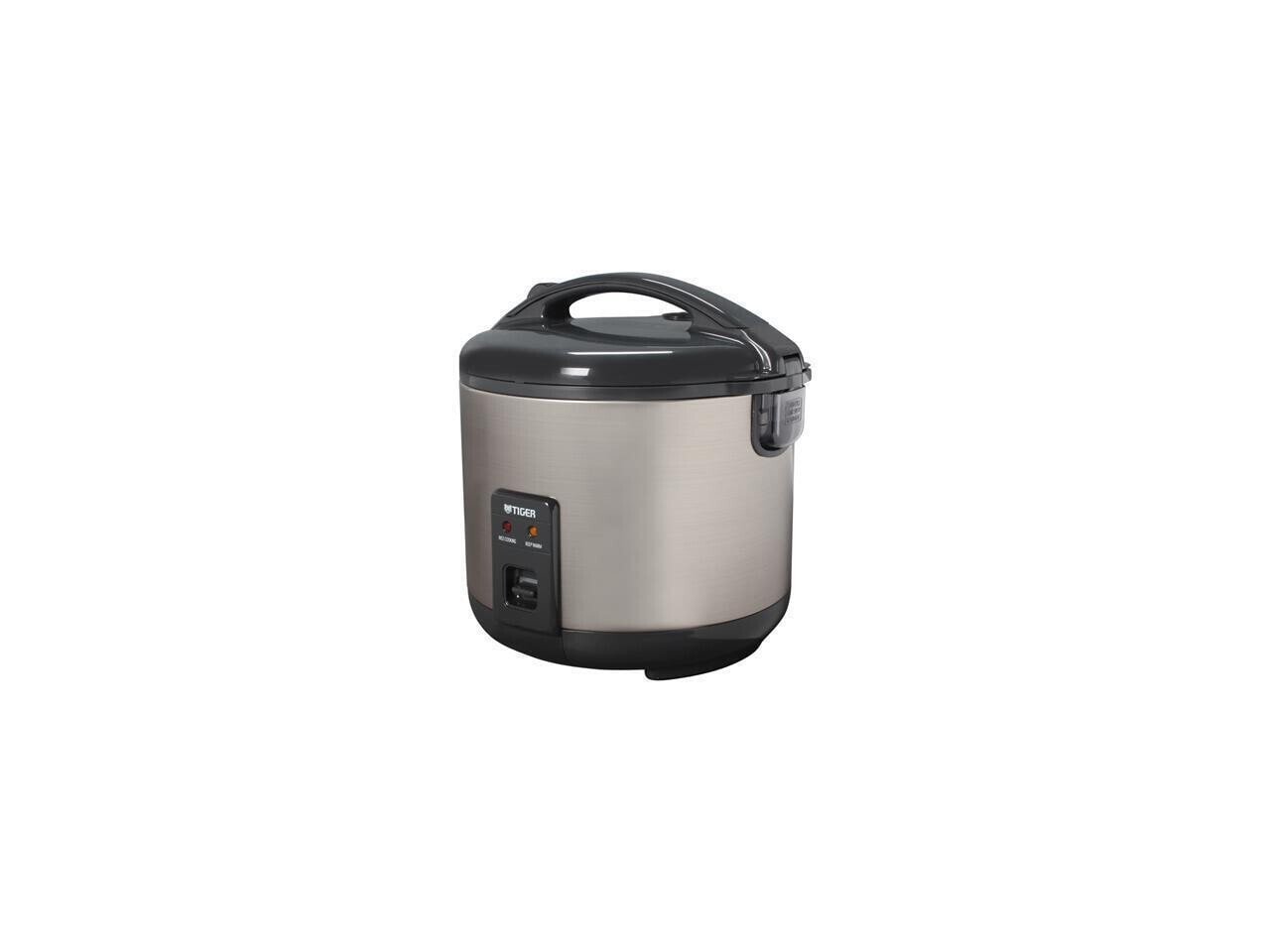 Tiger JNP-S18U Rice Cooker and Warmer, Stainless Steel Gray, 20 Cups Cooked /10