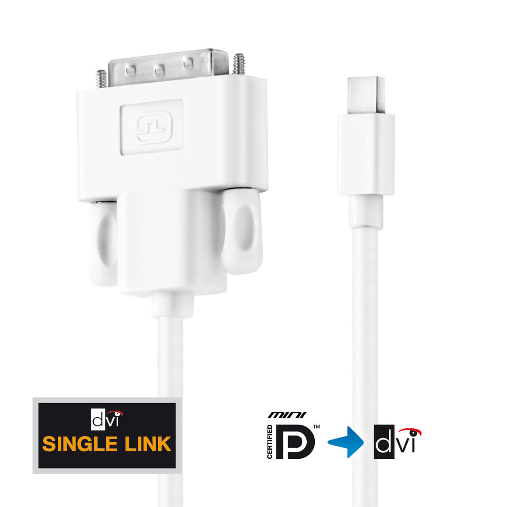 PureLink IS1300-015 видео кабель адаптер 1,5 m Mini DisplayPort HDMI Белый