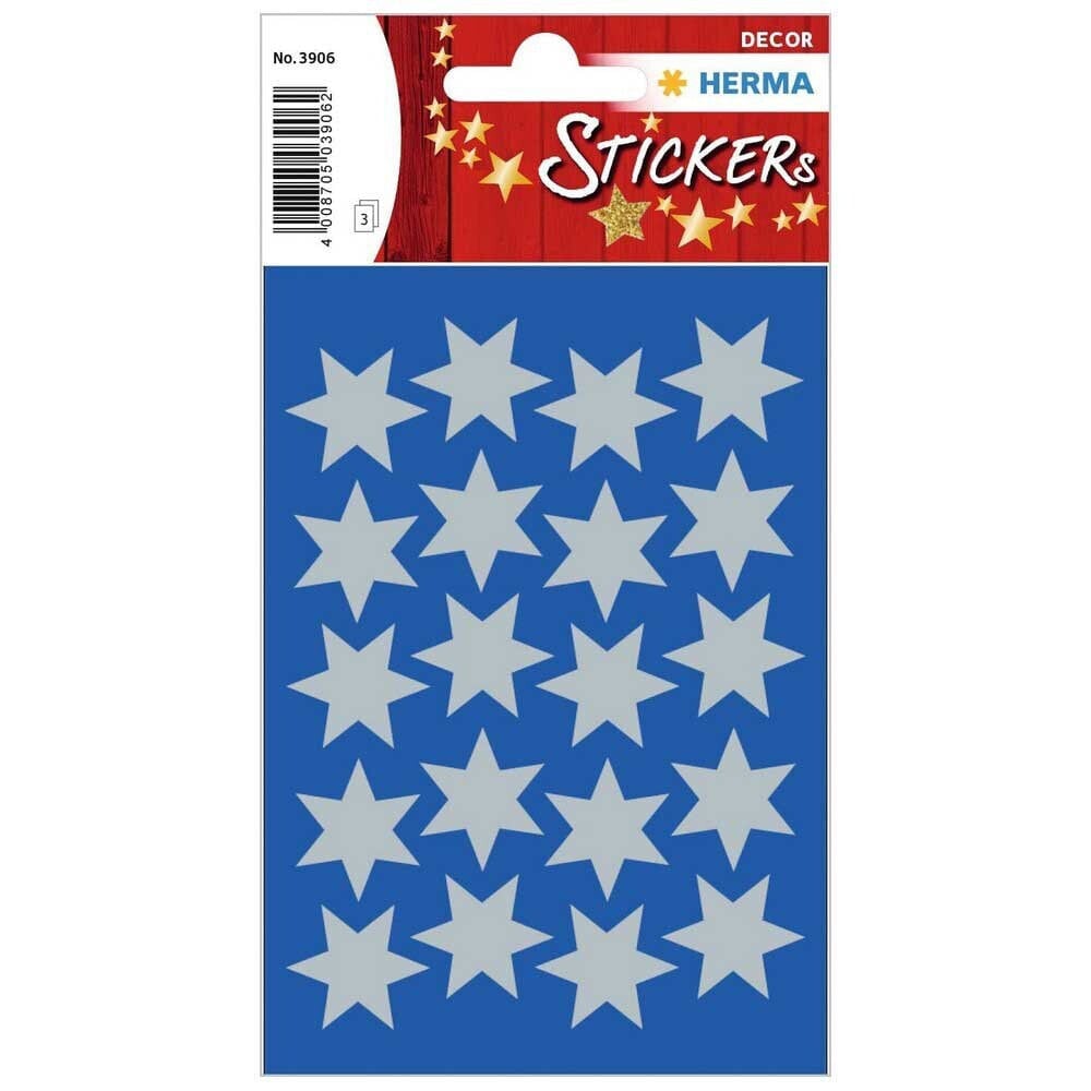 BANDAI Sticker Decor Stars. Silver Ø21 Mm