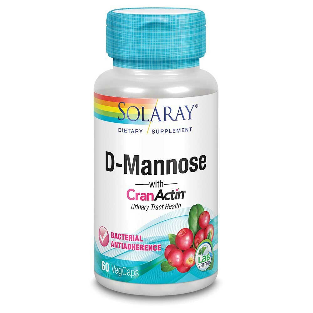 SOLARAY D-Mannose+CranActin 60 Units