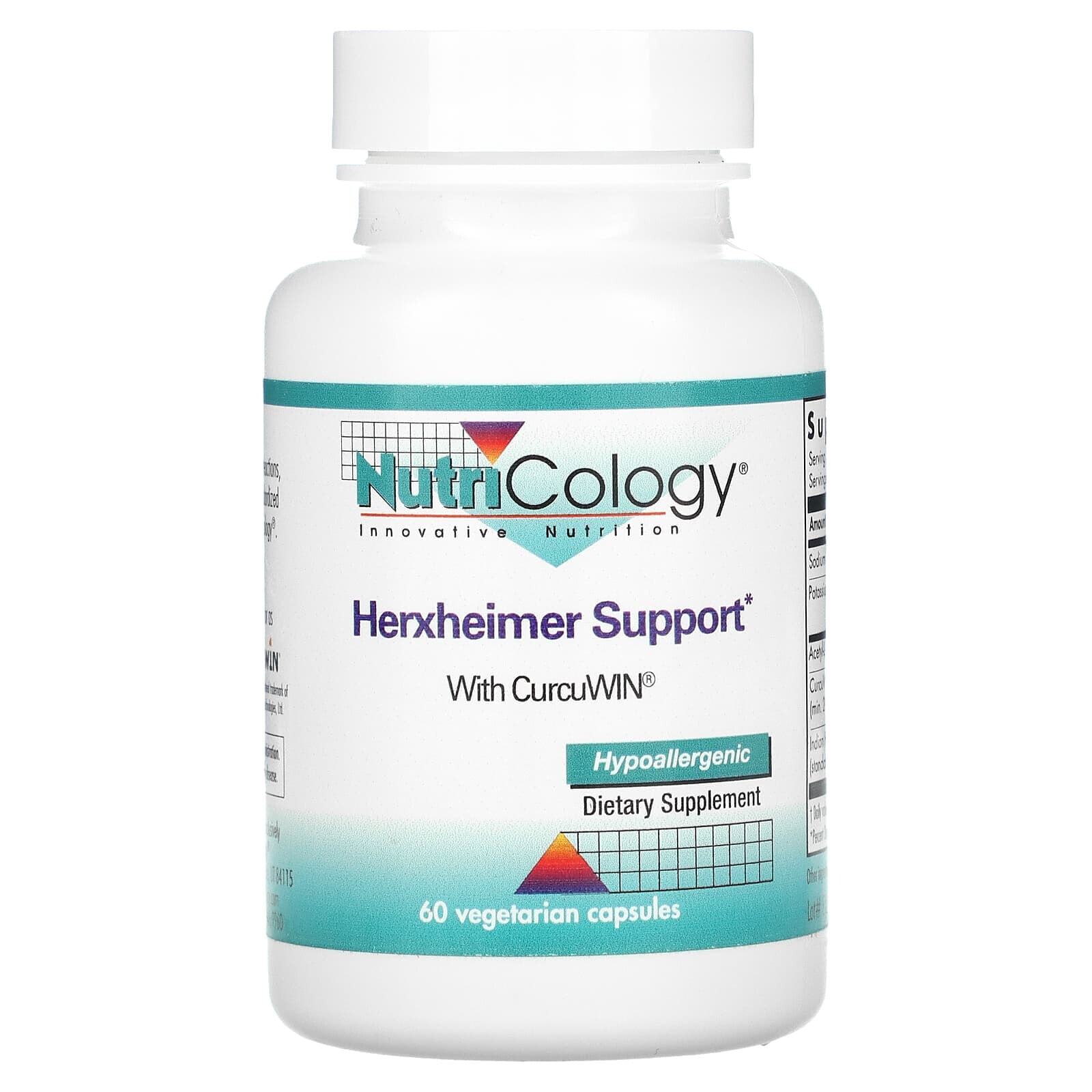 Nutricology, Herxheimer Support, 60 Vegetarian Capsules