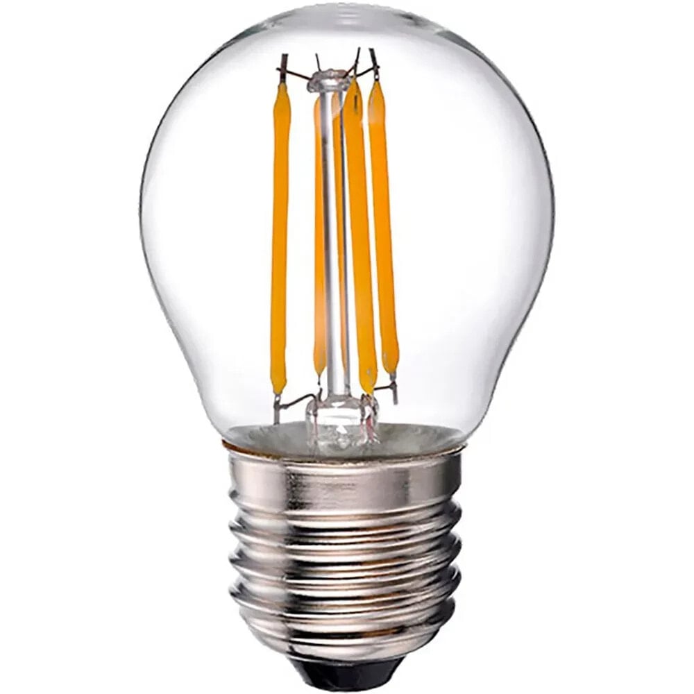 EDM Spherical Filament Led Bulb E27 4W 550 Lumens 3200K