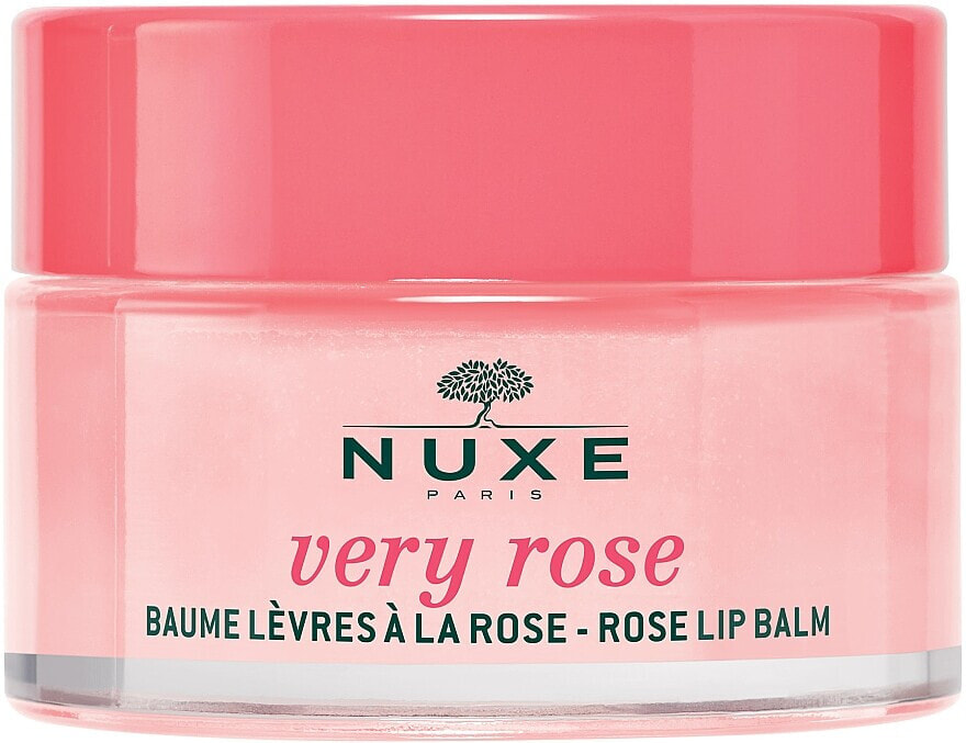 Pflegebalsam für trockene bis sehr trockene Lippen mit Rosenölextrakt, Sheabutter und Bienenwachs - Nuxe Very Rose Lip Balm