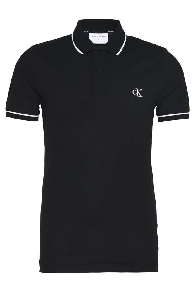 CALVIN KLEIN JEANS Tipping Slim Short Sleeve Polo