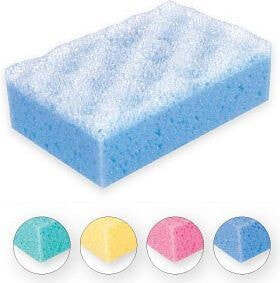 Top Choice Bath sponge "rectangle" mix of 4 colors (30437)