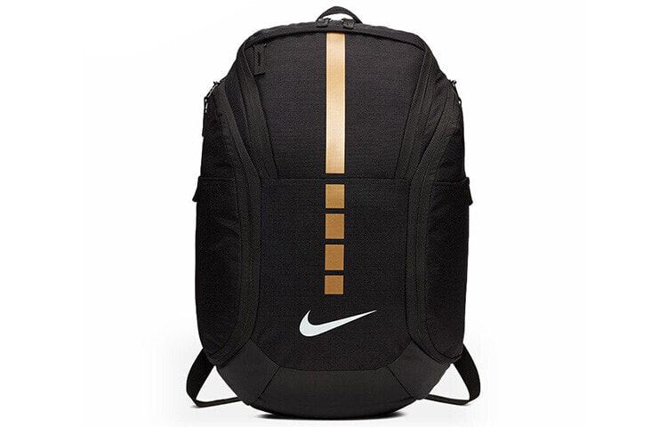 Nike 耐克 品牌Logo 涤纶 书包背包双肩包 男女同款情侣款 黑色 / Рюкзак Nike Logo BA6428-010
