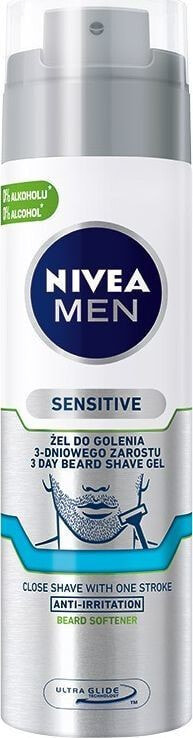 Nivea Men Sensitive Shave Gel Гель для бритья для чувствительной кожи  200 мл