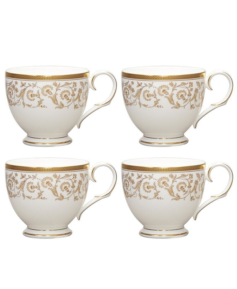 Summit Gold Set of 4 Cups, Service For 4
