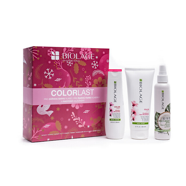 Biolage ColorLast Care Gift Set Набор: Шампунь для окрашенных волос 250 мл + Кондиционер для окрашенных волос 200 мл + Многофункциональный спрей для волос 150 мл