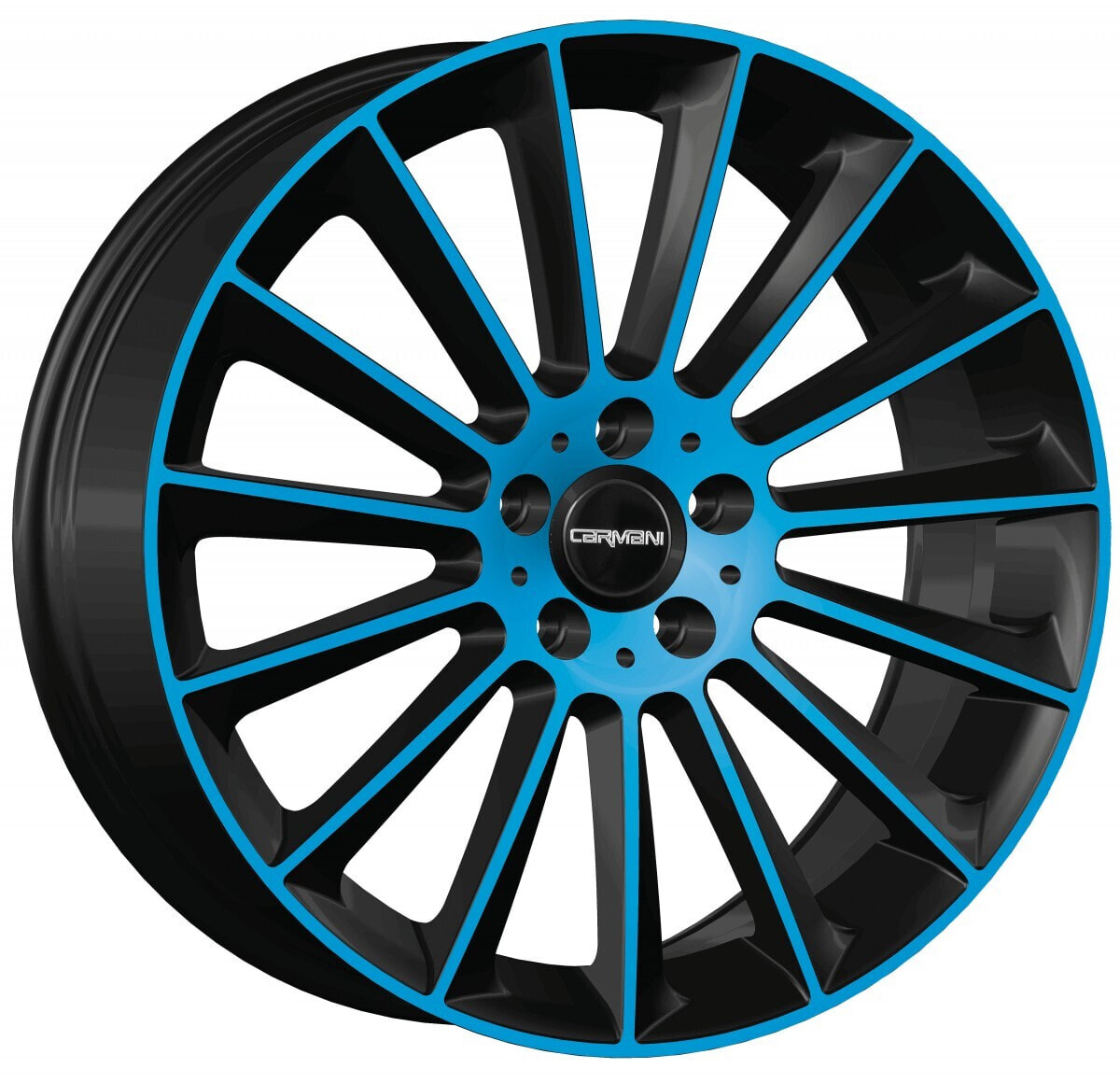 Колесный диск литой Carmani 17 Fritz light blue polish 8.5x20 ET35 - LK5/112 ML66.6