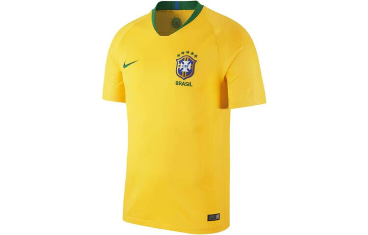 Nike Brasil 2018 Home Jersey 巴西足球队服 主场 球迷版 球衣 男款 黄色 / Футболка Nike Brasil 2018 Home Jersey 893856-749