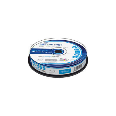 Чистые Blu-ray диски BD-R 50 GB 10 шт MediaRange MR509