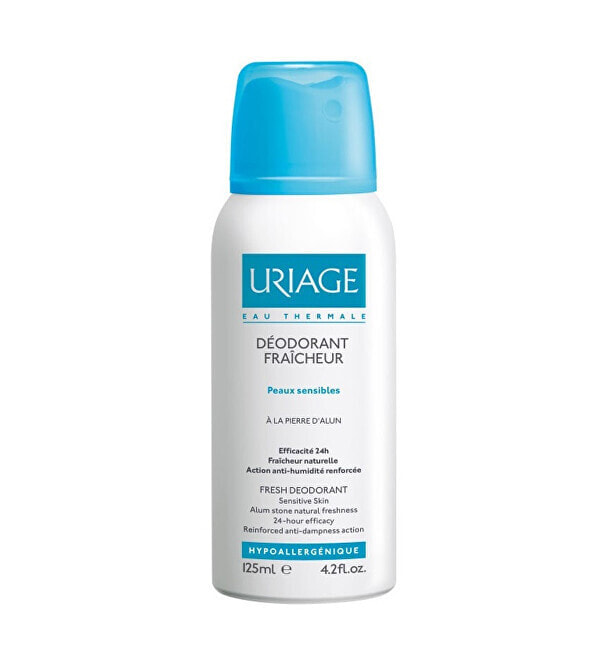 Uriage Hypoallergenic Fresh Deodorant Гипоаллергенный освежающий дезодорант 125 мл