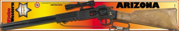 Игрушечная  8-зарядная винтовка Arizona от Sohni-Wicke с оптическим прицелом. Длина 64 см. Наплечный ремень. Металл и пластик. С 6 лет.