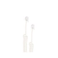 BS70135 - 4 m - RJ-10 - RJ-10 - White - Male - Male