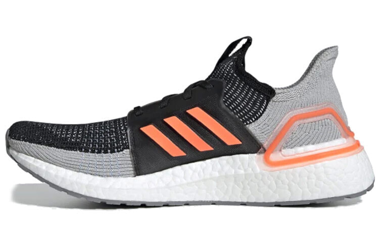 adidas Ultraboost 19 耐磨防滑 低帮 跑步鞋 男款 黑橙色 / Кроссовки Adidas Ultraboost 19 G27516